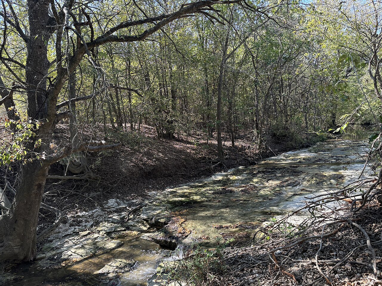 Harris Branch creek and greenbelt in northeast Austin