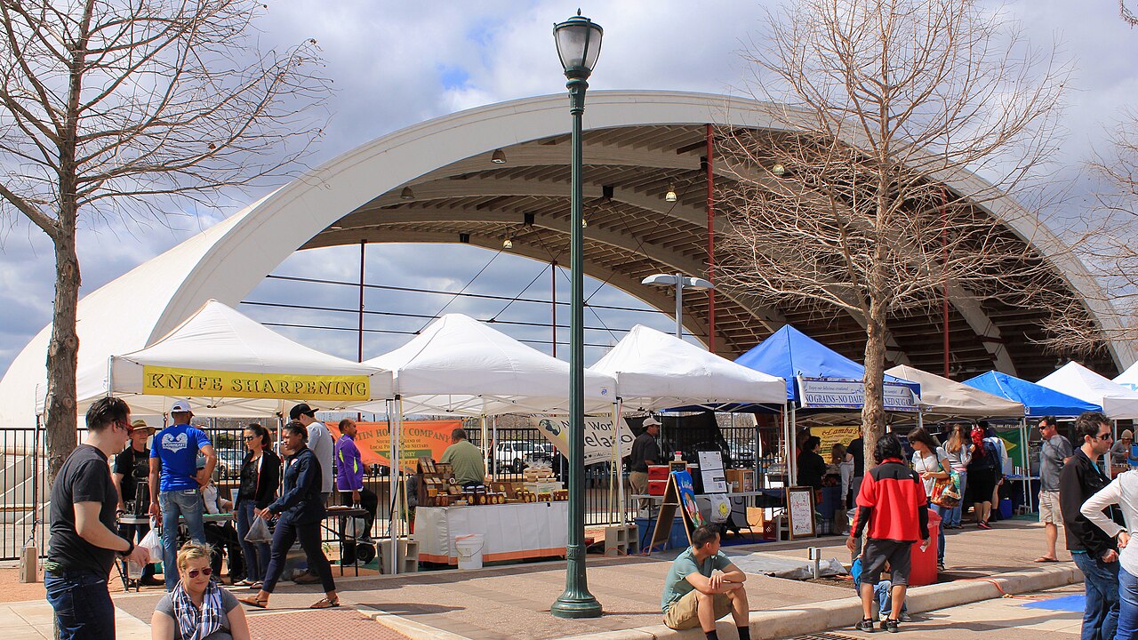 Texas Farmers Market at Mueller, a redeveloped Austin neighborhood