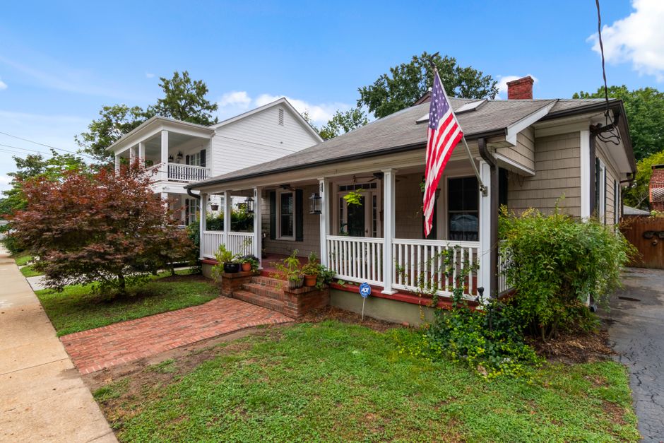 Craftsman-style bungalow exterior typical of Hyde Park's historic homes